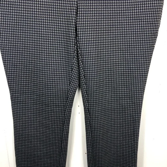Dalia Houndstooth Pull On Stretch Dress Pants Sz 8 - Picture 6 of 12